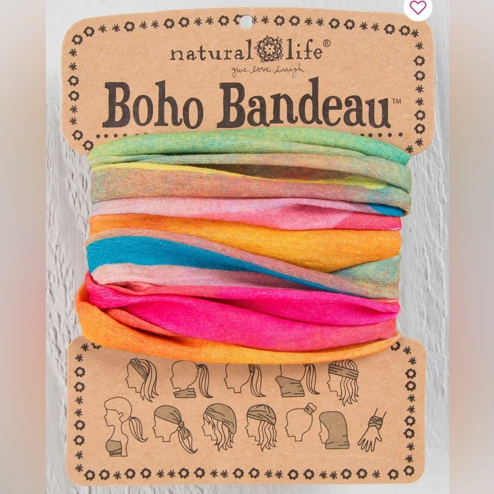 NATURAL LIFE Rainbow Ombré Boho Bandeau Full Size- Out of Stock on NL website - Picture 1 of 10